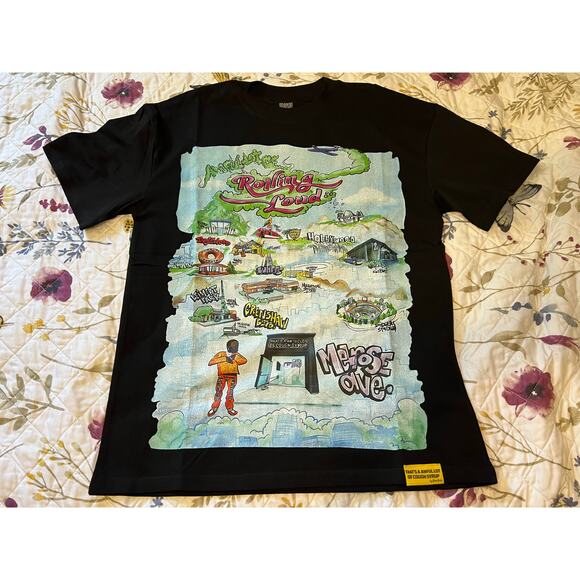 NEW That’s a Awful Lot of Cough Syrup x Rolling Loud Tee Sz S, Fits Like Medium - Picture 1 of 9